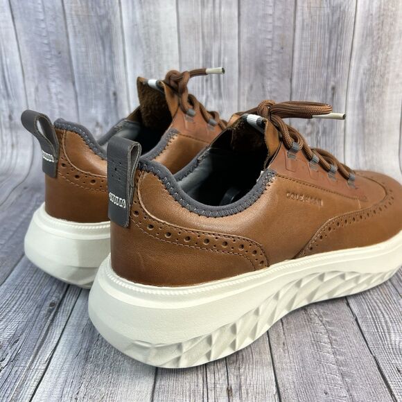 Cole Haan Zerogrand Work from Anywhere Oxford, Wingtip British Tan Men’s 9.5 W - Picture 3 of 11